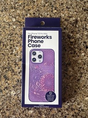 NEW Unopened Fireworks Design Phone Case for iPhone 15 Pro Max